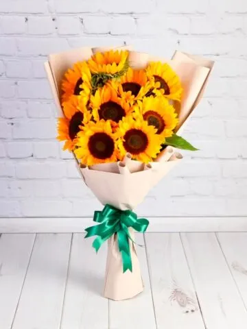 Bouquet of sunflowers