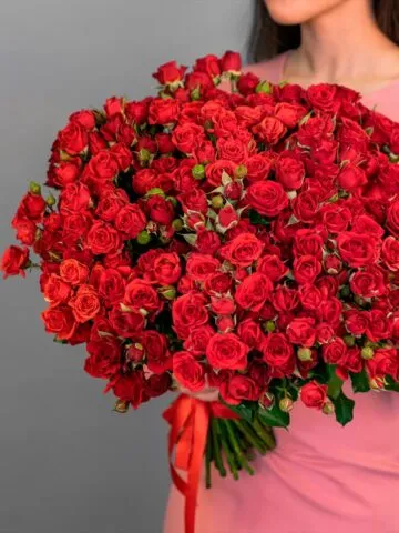 Red spray rose