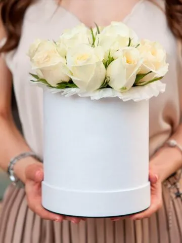 11 roses in a box