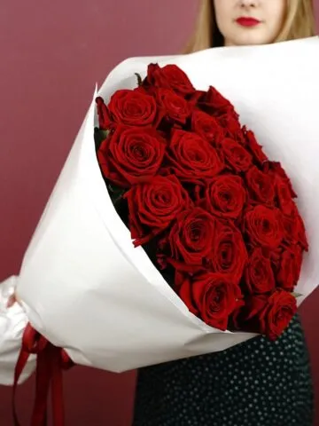 25 dutch roses