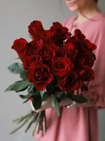 Bouquet of 15 red roses