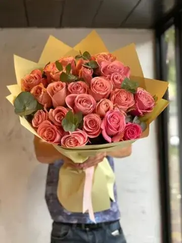 25 roses 90 cm