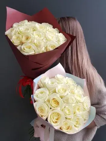 19 Та оқ атиргулдан иборат букет