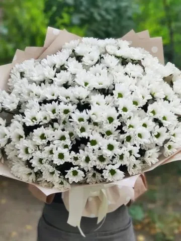 Large bouquet of chrysanthemums