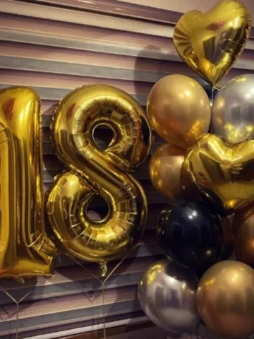 Balloon composition «Golden Day»