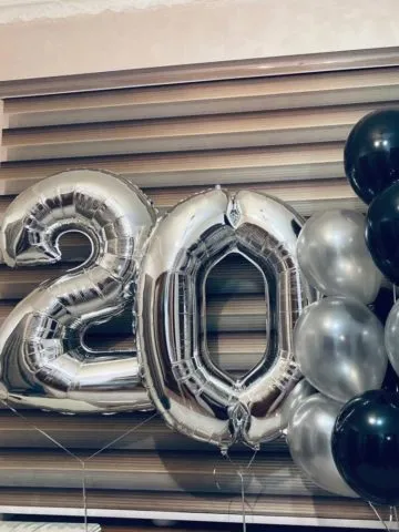 Balloon composition «20 years»